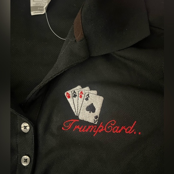 Nike Black Dri-FIT Trump Golf Shirt - Picture 2 of 4